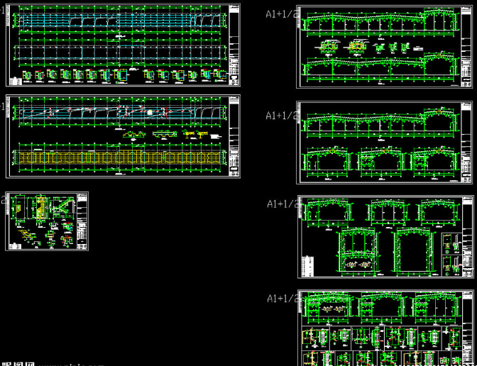 盘锦钢结构厂房图纸