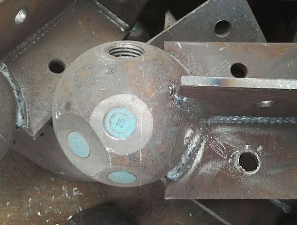 盘锦螺栓球球塞，网架配件