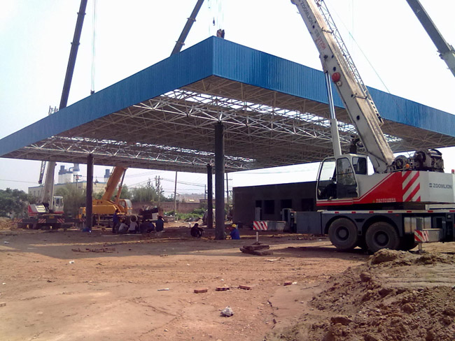 盘锦加气站网架工程